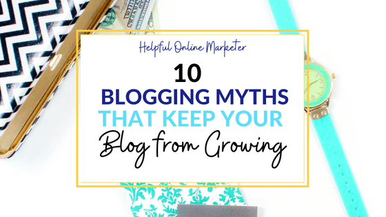 blogging myths